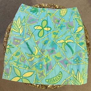 *FINAL PRICE* Lilly Pulitzer Macadamia Nut House Print Skirt